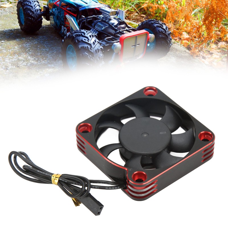 50mm RC Motor Cooling Fan Heat Sink JST Plug Aluminum