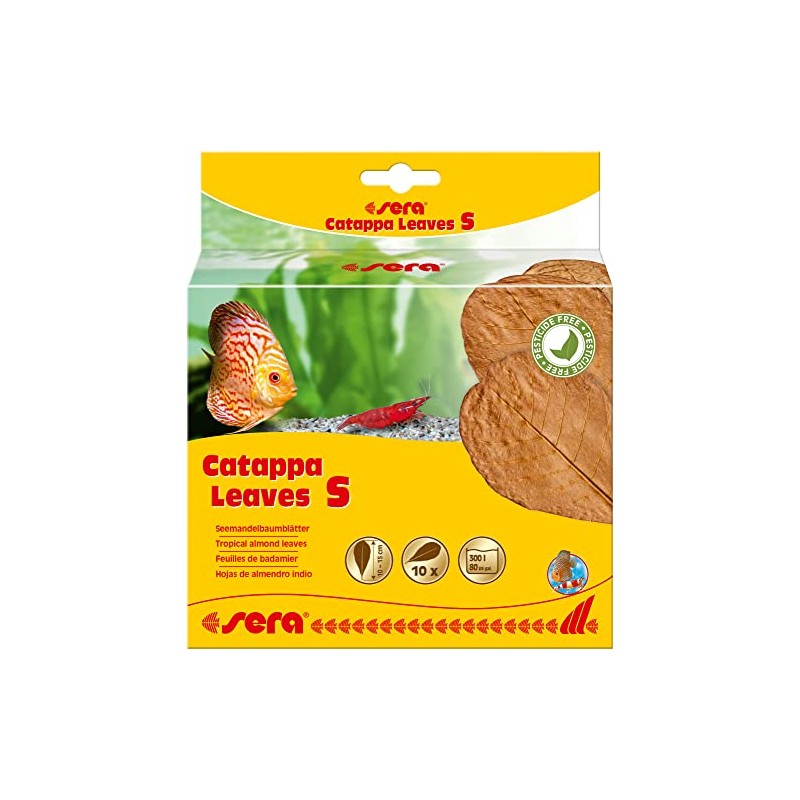 sera 32273 Catappa Leaves sea almond tree leaves for natural