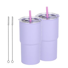 Suertestarry 16 oz taza de coche (2, Púrpura)
