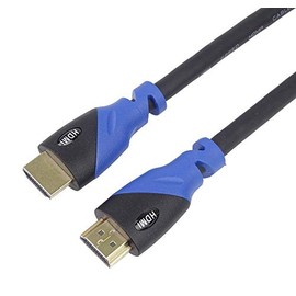PremiumCord 4K HDMI 2.0b Cable, Resolution UHD 4K@60Hz 2160p, 3D, ARC, HDCP, Gold Plated Connectors, Black and Blue PVC Connectors, Length 2 m