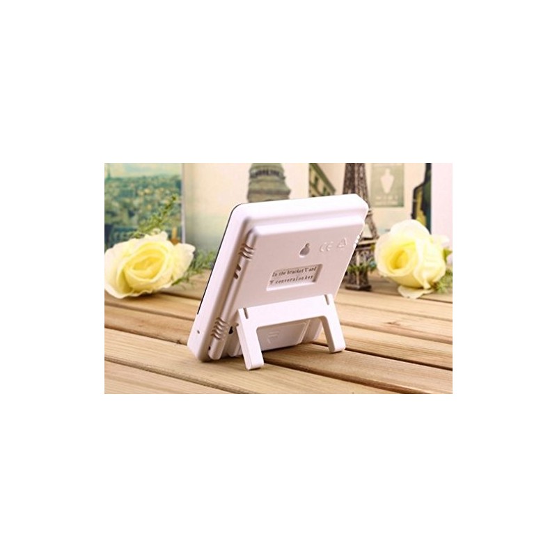 Departmenhouse Digital Thermometer/Hygrometer/Thermometer/Alarm Temperature Measuring Instrument/Calendar/Alarm Clock 5 Function Wall