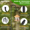 96" Shepherds Hooks for Outdoor with 7 Prongs Base, Heavy