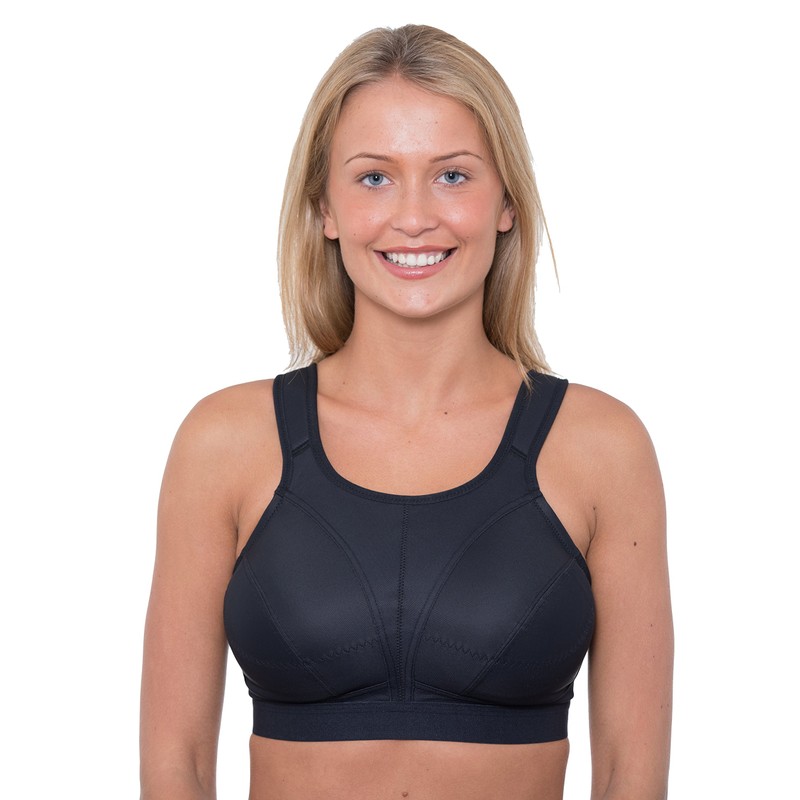 Womens High Impact Sports Bra Non Wired Plus Size Sports