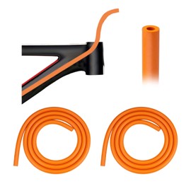 Bicycle 1.5 m / lot frame, housing damper, bicycles sound-absorbing cable, bicycles foam sleeve, for bicycle gearshift / brake / hydraulic hoses up to an outer diameter of 6 mm, orange
