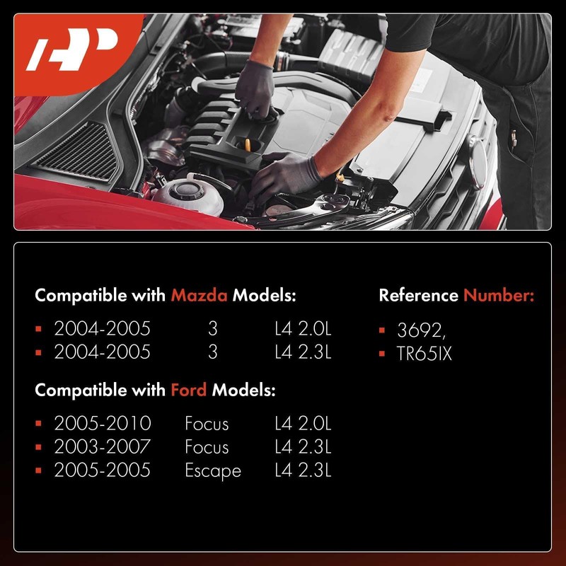 A-Premium Iridium Platinum Bujías compatibles con Ford Focus 2003-2010, Escape