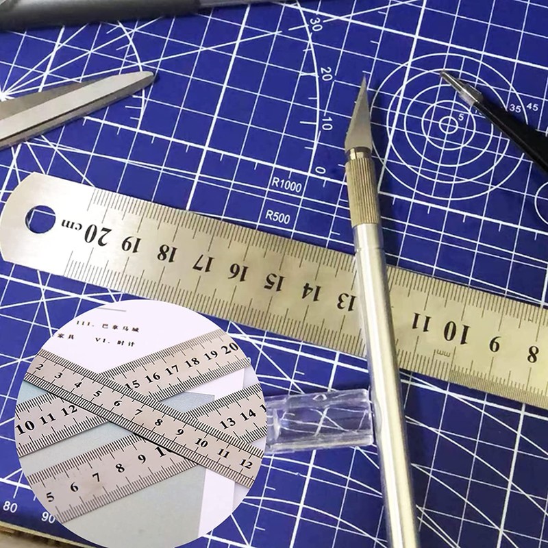 Metal Rulers 30 cm 20 cm 15 cm Stainless Steel
