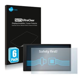 Savvies 6 Pack Screen Protector compatible with Garmin DriveSmart 66 Protection Film Clear