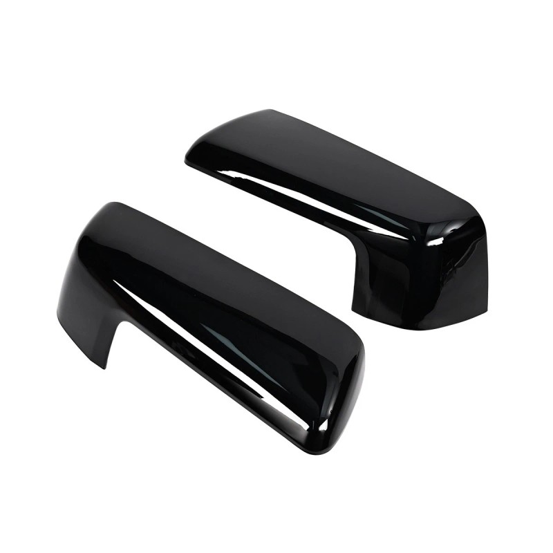 ALLTIMES Gloss Black Side Mirror Cover Cap for Silverado Sierra