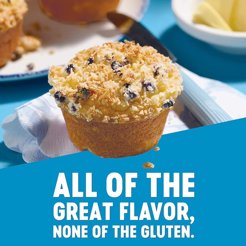 Krusteaz Gluten Free Mix Variety Pack: Blueberry Muffin, Cinnamon Crumb
