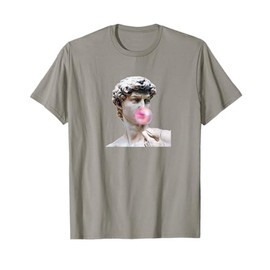 Statue Bubble gum chewing gum fun t-shirt T-Shirt