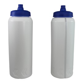 Pinnacle Mercantile Sports Squirt Water Bottles One-Hand Value Just Squeeze and Drink 32oz Set 2