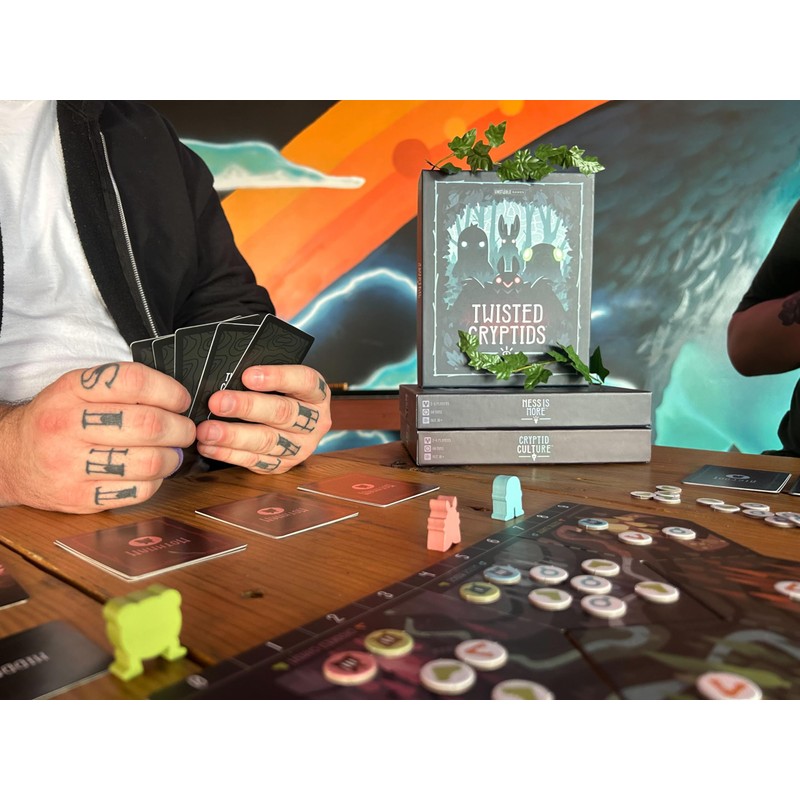 Unstable Games Twisted Cryptids Board Game - Strategy Card Game