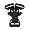 LinJianTing 3PCS Split Buckle Black Plastic, Split Latch 1 Three