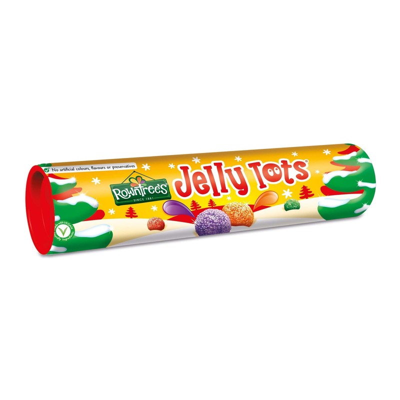 Rowntrees Jelly Tots Giant Tubes 130g (Pack of 3)