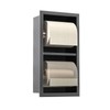 Bernkot Recessed Toilet Paper Holder, Double Roll Toilet Tissue Holder