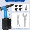 FICHFOYE Heavy Duty Pneumatic Rivet Gun, 3500 lbf Rivet Gun