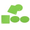 5Pcs Silicone Trivet Mat Square Round Honeycomb Hot Pad Non