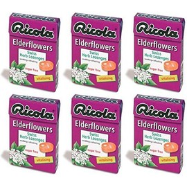 (6 PACK) - Ricola - Elderflower SF Lozenges Box | 45g | 6 PACK BUNDLE by Ricola