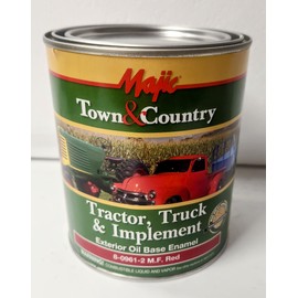 1 Qt Red Oil Based Enamel for Massey Ferguson Tractor and Implement