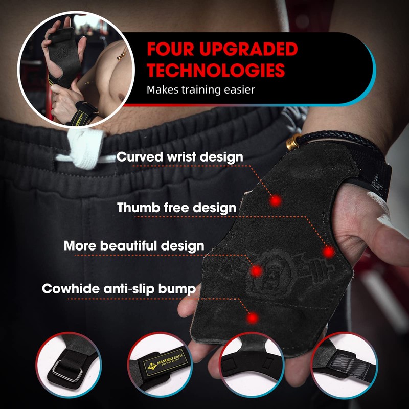 MANUEKLEAR Power Grip, Training Muscle Training, Pull Ups, Weight Training,
