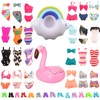 BARWA 12 Items 5 Psc Swimsuits Bathing Clothes Bikini One