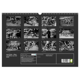 east Rider - Biker und Bikes aus der DDR (Wandkalender 2025 DIN A3 quer), CALVENDO Monatskalender [Calendar] Dirk Ehrentraut