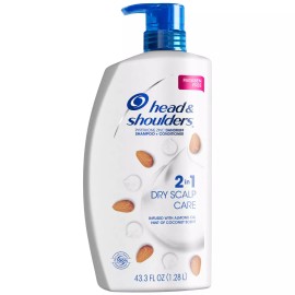 head & shoulders (ONE) HEAD & SHOULDERS 2 IN 1 DANDRUFF SHAMPOO CONDITIONER DRY SCALP 38.8 OUNCES