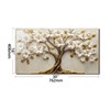 Evgosm Tempered Glass Backsplash for Kitchen, Flowers Stove Splashback, Glass