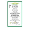 Saint Patrick Breastplate Prayer Card Blessed By His Holiness Pope