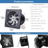 4 inch Exhaust Fan Metal Iron Ventilation Extractor, Silence with