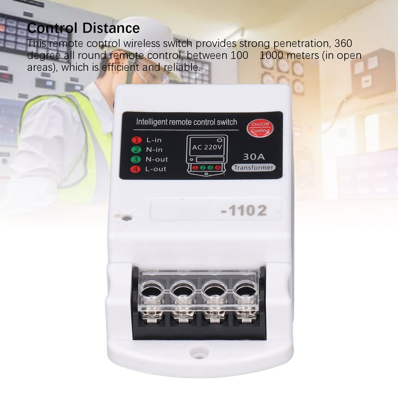 Single Phase Remote Control Switch 1000m Long Distance Smart Power
