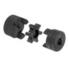 sourcing map 5/8" to 5/8" L075 Flexible 3-Piece L-Jaw Coupling