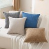 oecoel Fall Burlap Linen Throw Pillow Covers 20x20 Inch Super