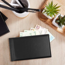 Banknotes Album Collection Storage Currency Holder Pocket Paper Money (Black)