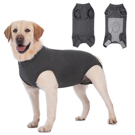 Axcimond Dog Body After Surgery Leak Protection Surgery Body Dog Castration Female Male Medical Pet Shirt Dog Onesie Wound Protection Suits for Dogs with Velcro Fastening Alternatives to Cone and