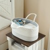 luxury little Diaper Caddy Organizer, Large Cotton Rope Nursery Baby