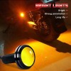 CHUSYYRAY 4X Amber Front Grille LED Truck SUV Running Light