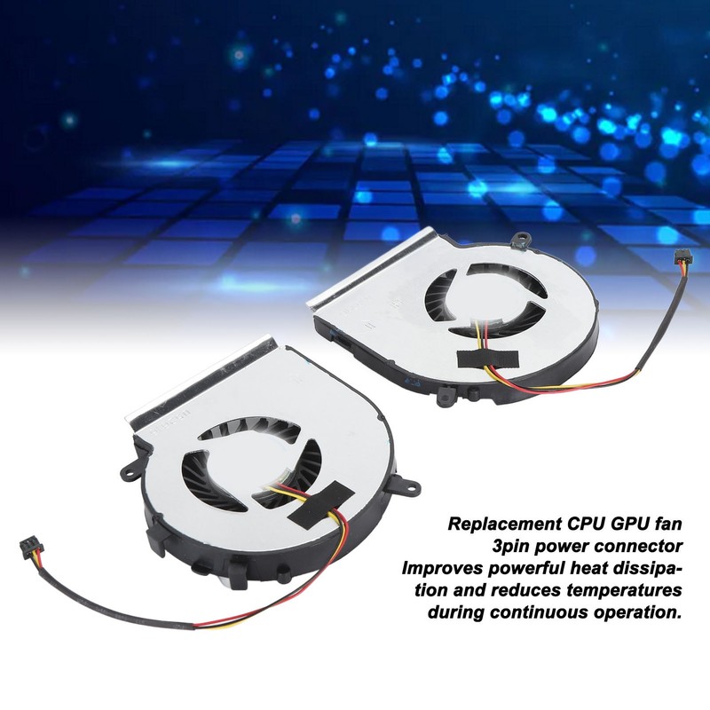 CPU GPU Cooling Fan for MSi GE62 GE72 PE60 PE70