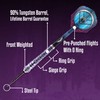 Shot! Darts Viking Shield Maiden Steel Tip Dart Set 23gm