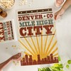 Lantern Press 1000 Piece Challenging Jigsaw Puzzle, Denver, Colorado, Skyline