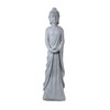 Alpine Corporation 32" Tall Cement Standing Buddha Outdoor Garden Statue,