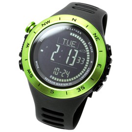 Lad Weather Digital Watch, Thermometer, Pedometer, 328.1 ft (100 m), Waterproof Watch
