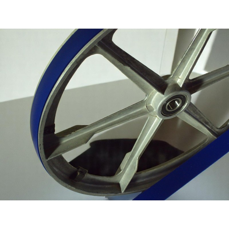 2 Blue Ultra Duty Urethane Band Saw Tires For Ellis