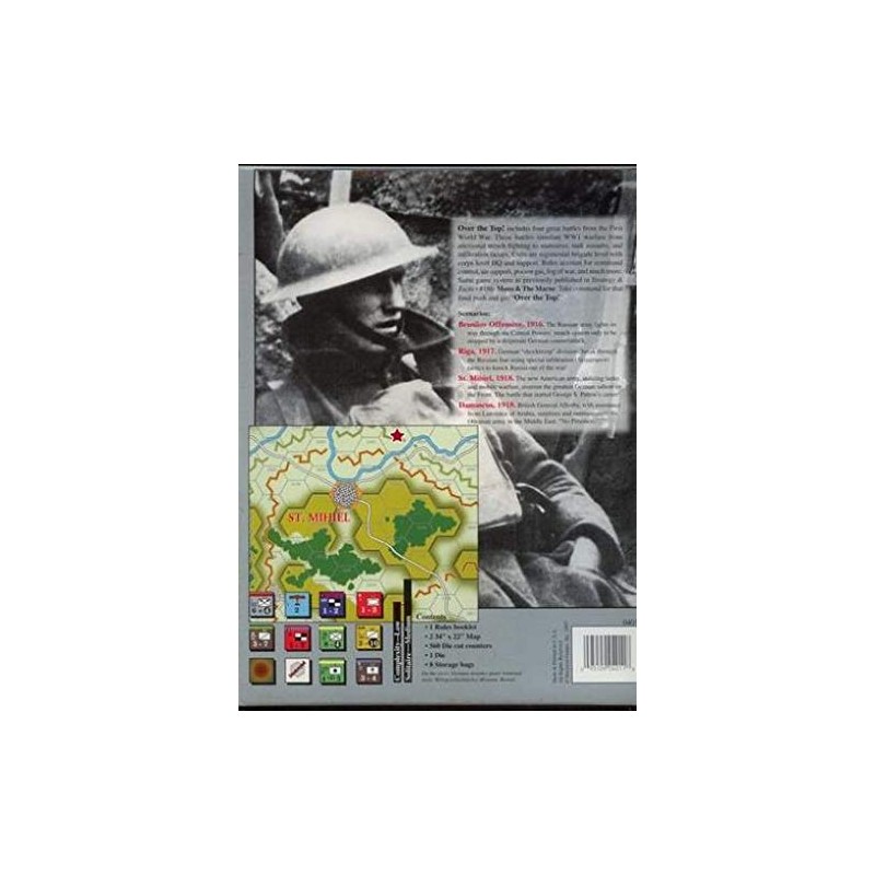 Decision Games - OVER THE TOP - Four WWI Battles