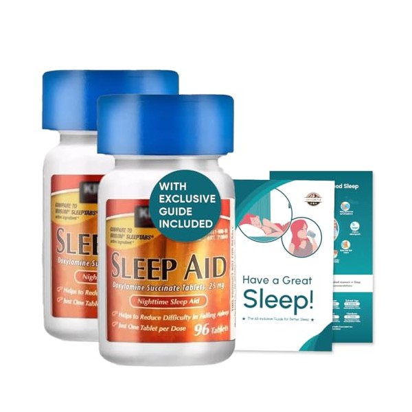 MOUNTAIN ESSENTIALS Nighttime Sleep Aid 25mg, 96 Tablets (2 Pack)