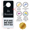 Do Not Disturb Sign -In Session, Door Hanger 2 Pack,