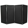 ECOTRIC Portable DJ Facade Booth Foldable Cover Screen with White/Black