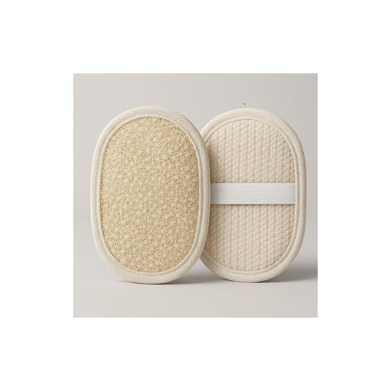 Esponja natural de lufa para cuerpo Strauss Home (2 unidades)