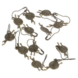 CORHAD 12pcs Stitch Markers with Lobster Clasp Antique Crochet Marker Charms for Weaving and Sewing Projects Durable Knitting Accessories for Tracking