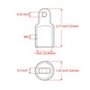 SHENGHUISS Bimini Top Cap Eye End Boat Fitting Stainless Steel